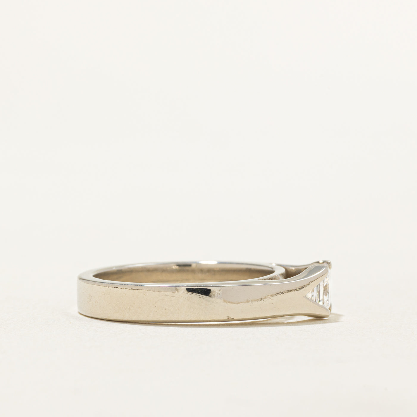 High Set Split Shank Solitaire GIA Canadian Diamond Ring | 0.50 ct, SZ 6.75 |