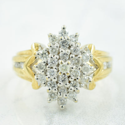 Cluster Diamond Ring | 0.44ctw | SZ 6 |