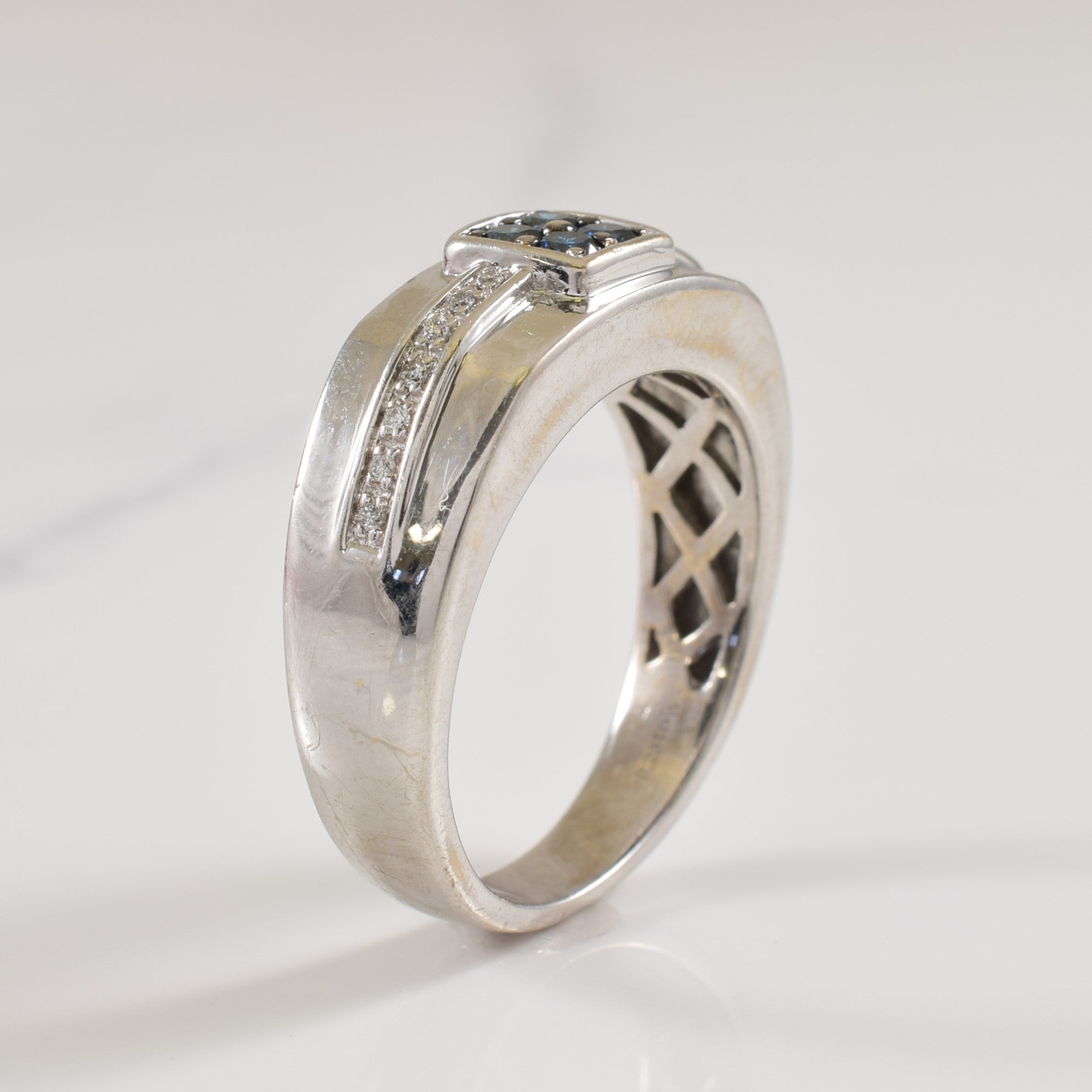 Pave Set Diamond Ring | 0.23ctw | SZ 8.25 |