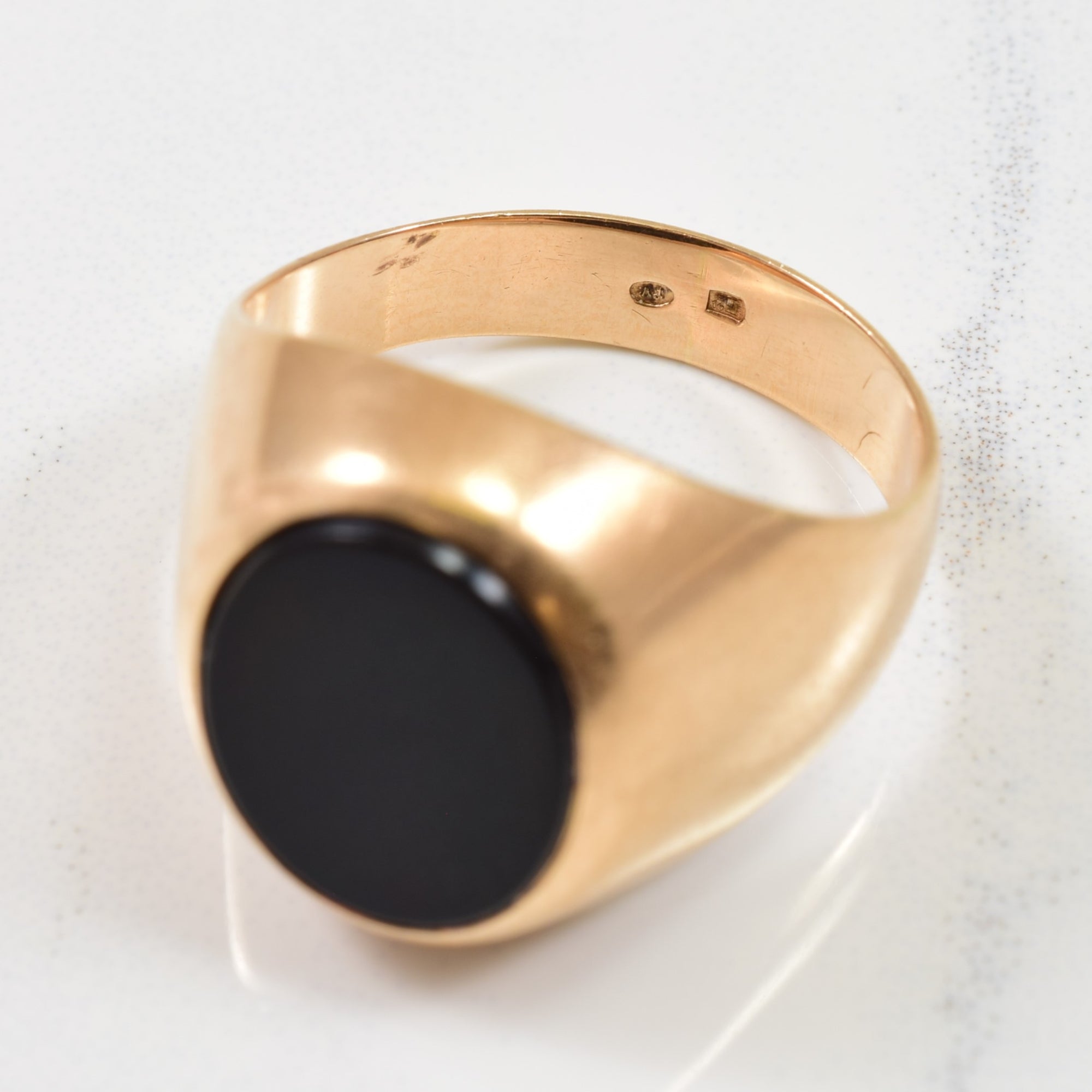 Black Onyx Ring | 3.00ct | SZ 5.5 |