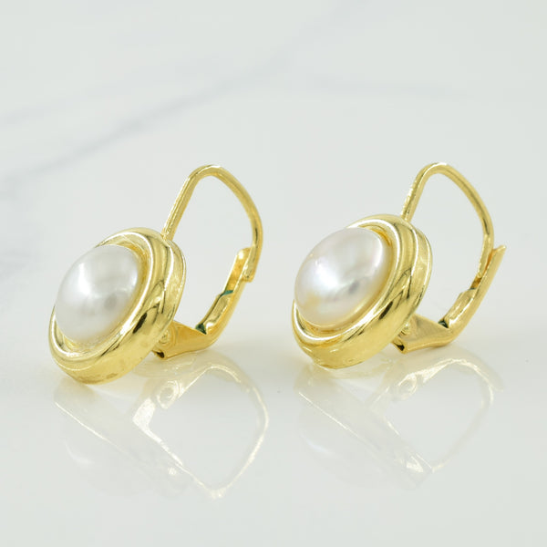 Pearl Hook Earrings | 2.80ctw |