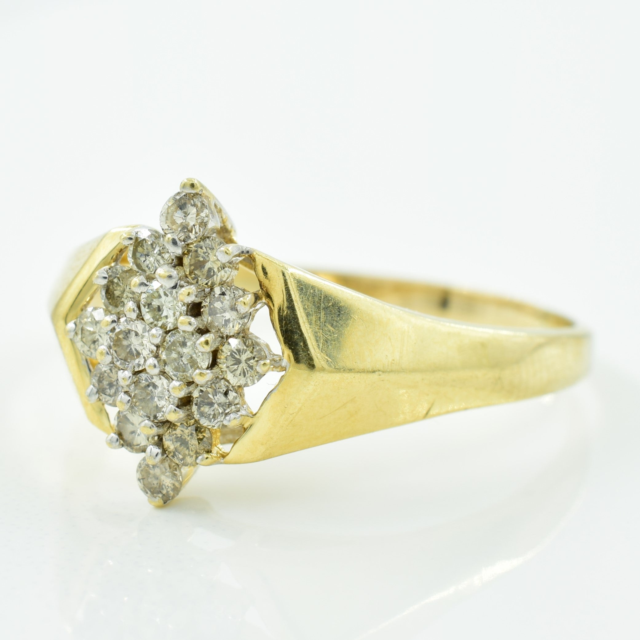Diamond Cluster Ring | 0.16ctw | SZ 11 |