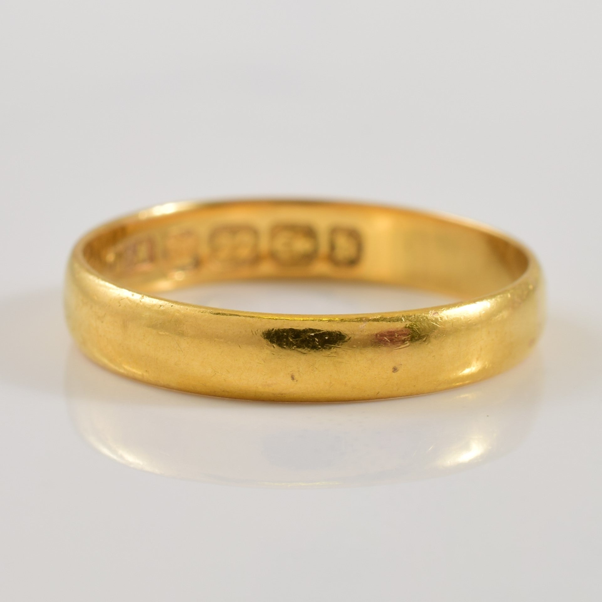 Victorian 22k Yellow Gold Plain Band | SZ 6.5 |