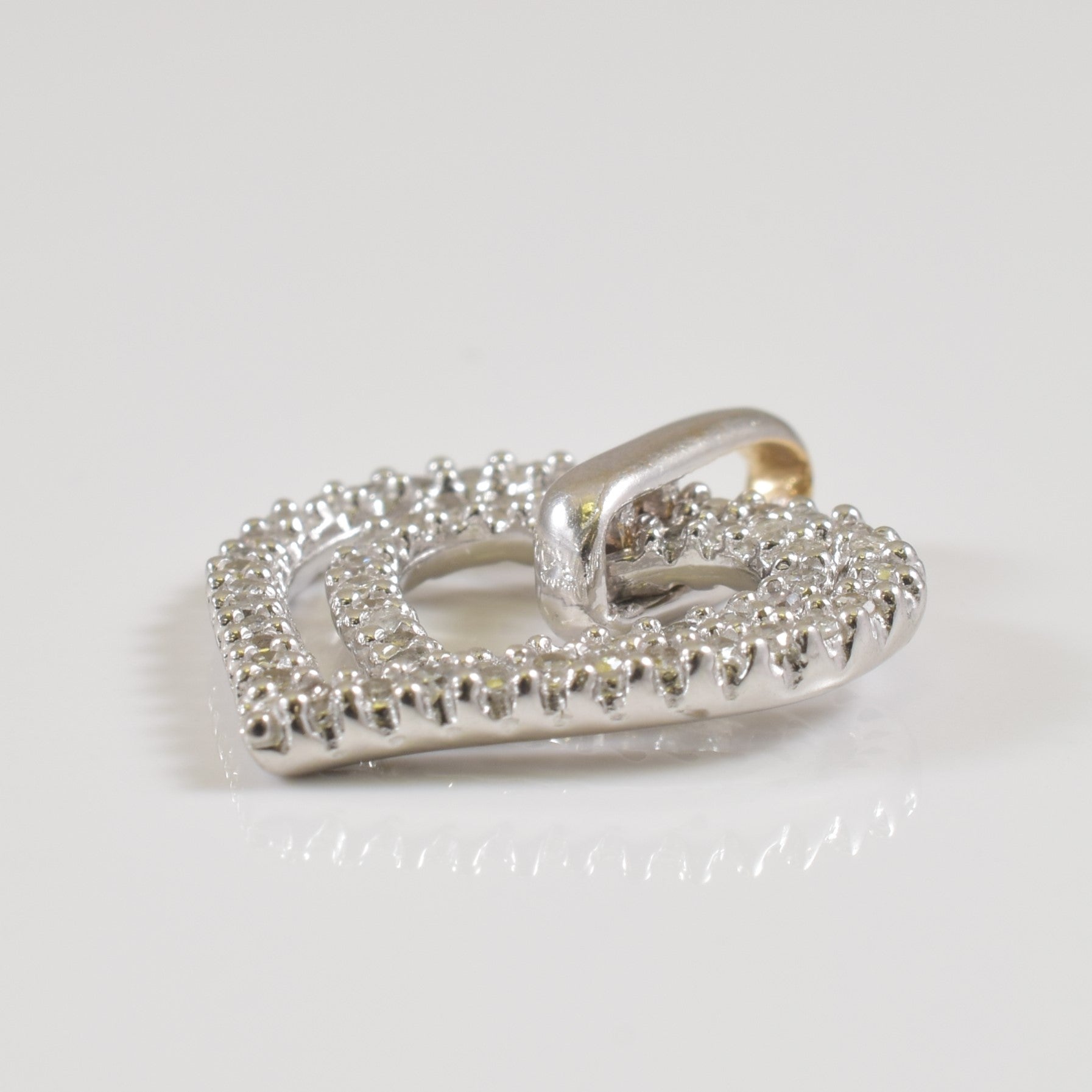 Dual Heart Diamond Pendant | 0.20ctw |