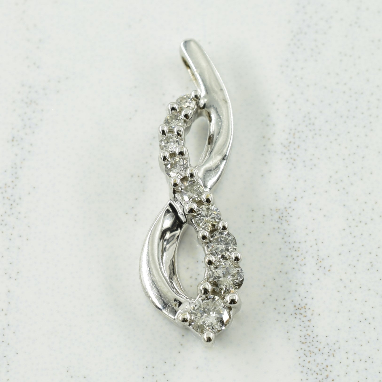 Infinity Diamond Pendant | 0.18ctw |