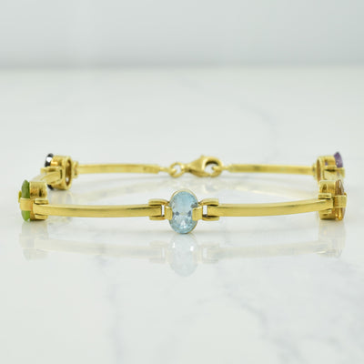 Multi Gemstone Bracelet | 4.00ctw | 7.25
