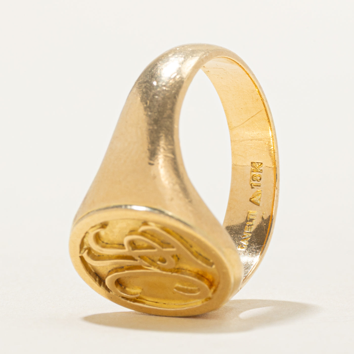 Cavelti' Oval Signet Ring | SZ 9.75 |