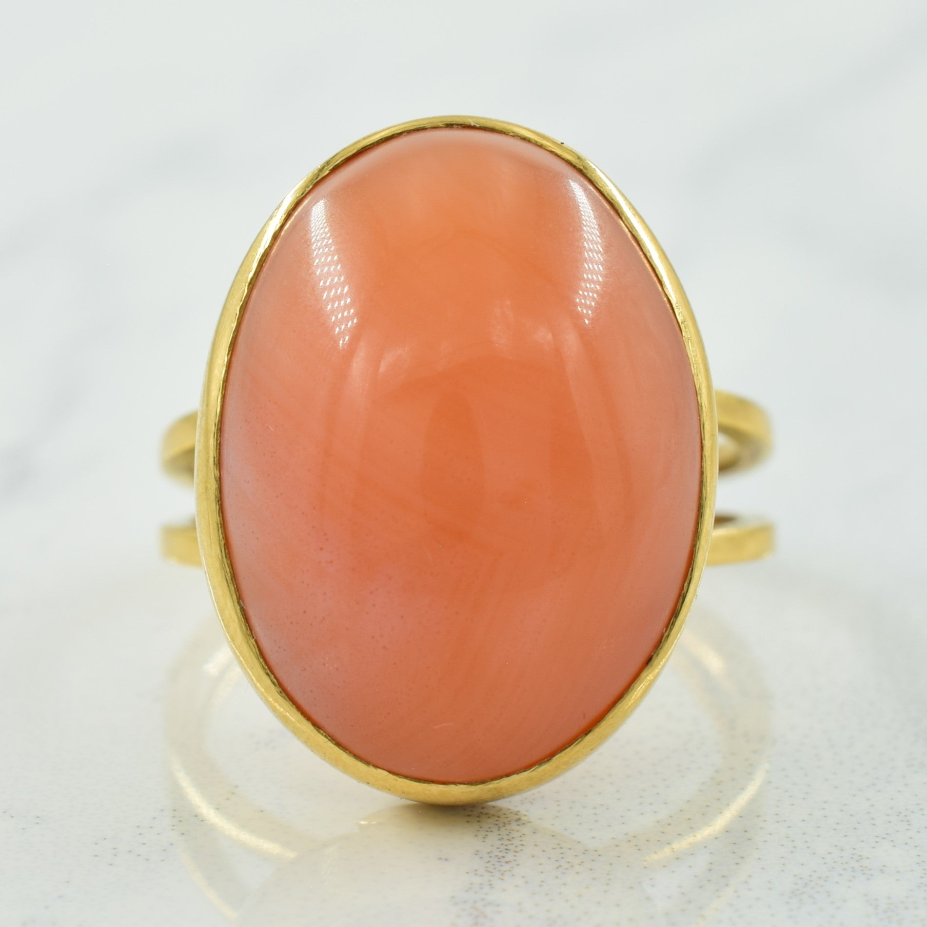 Chalcedony Cocktail Ring | 14.00ct | SZ 6.5 |