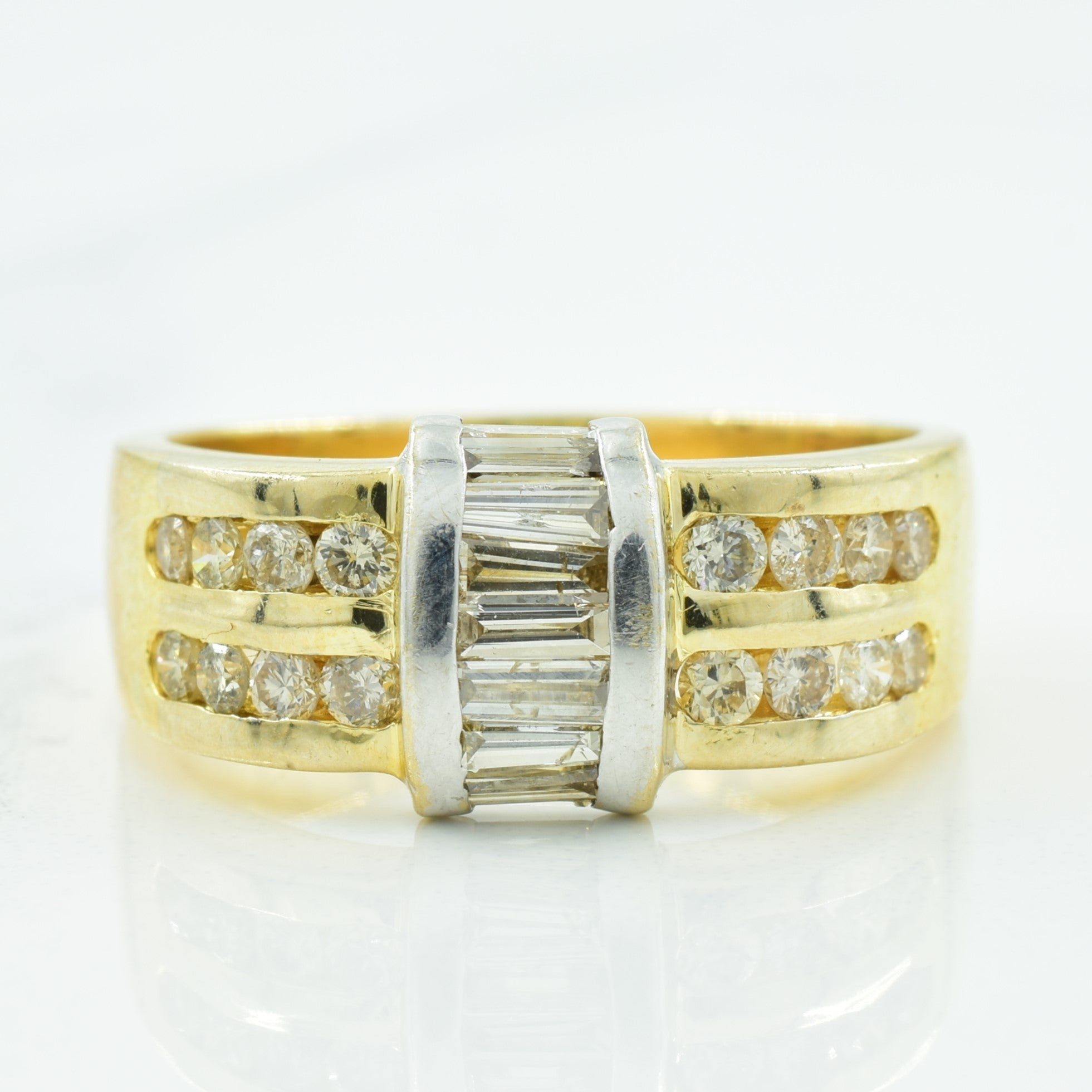 Channel Set Diamond Ring | 0.70ctw | SZ 9 |