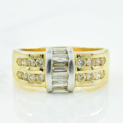Channel Set Diamond Ring | 0.70ctw | SZ 9 |