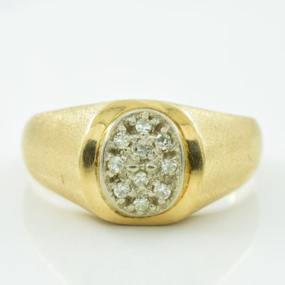 Diamond Cluster Ring | 0.10ctw | SZ 11 |