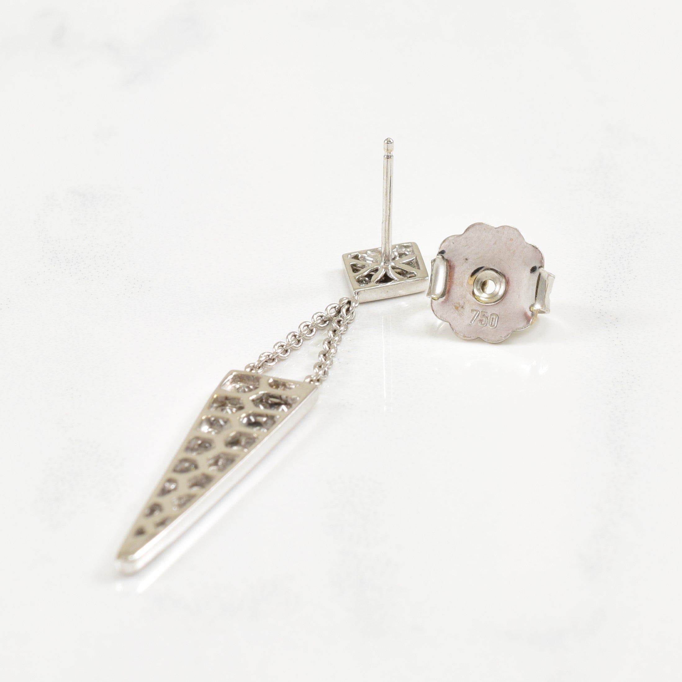 Diamond Drop Earrings | 0.90ctw |