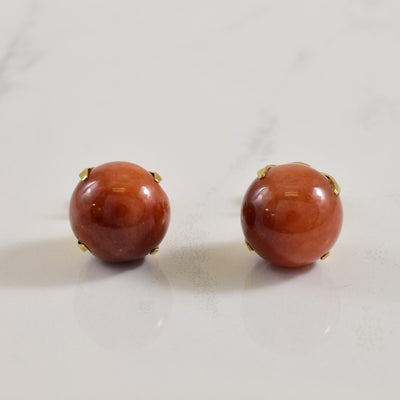 Jadeite Stud Earrings | 18.00ctw |