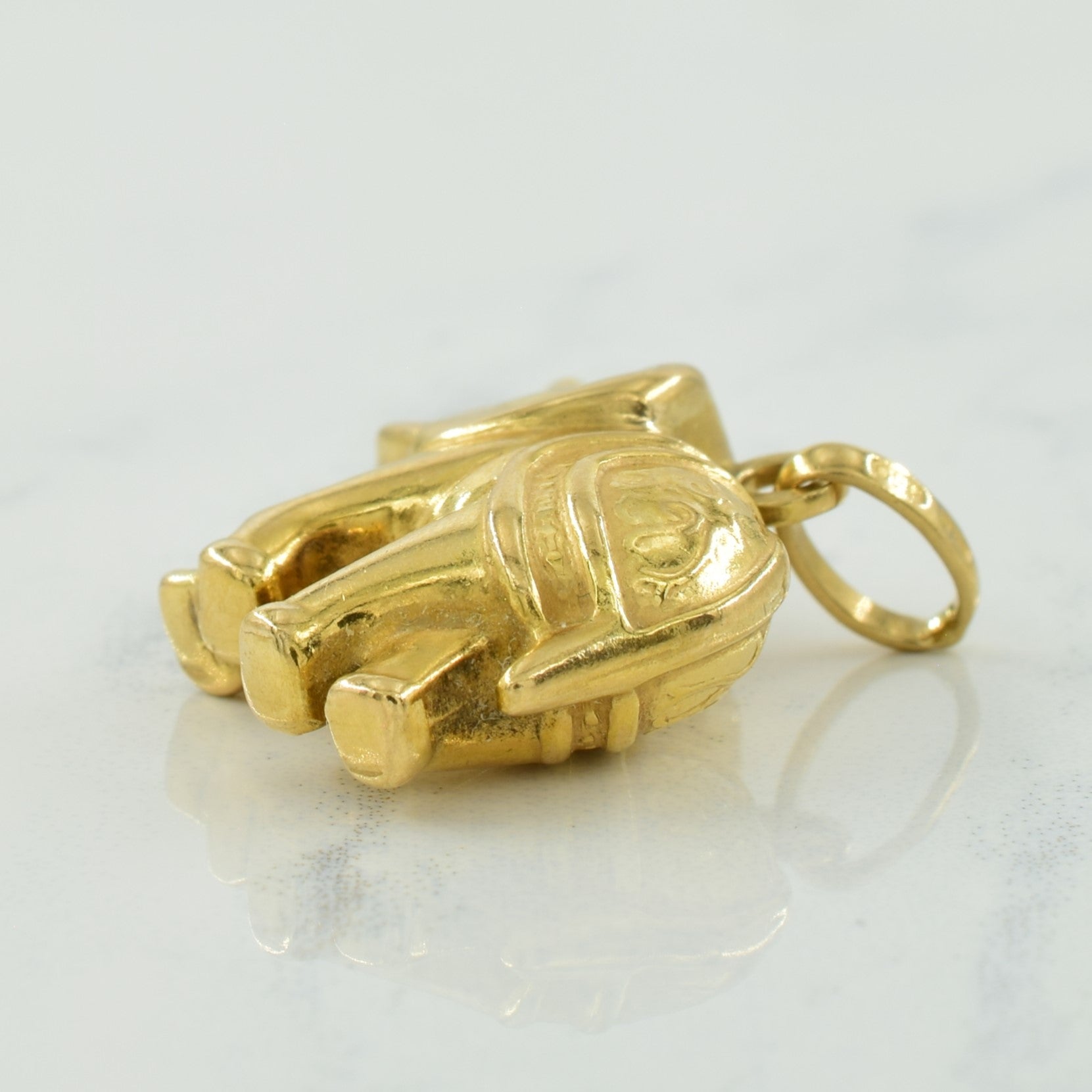10k Yellow Gold Elephant Charm |