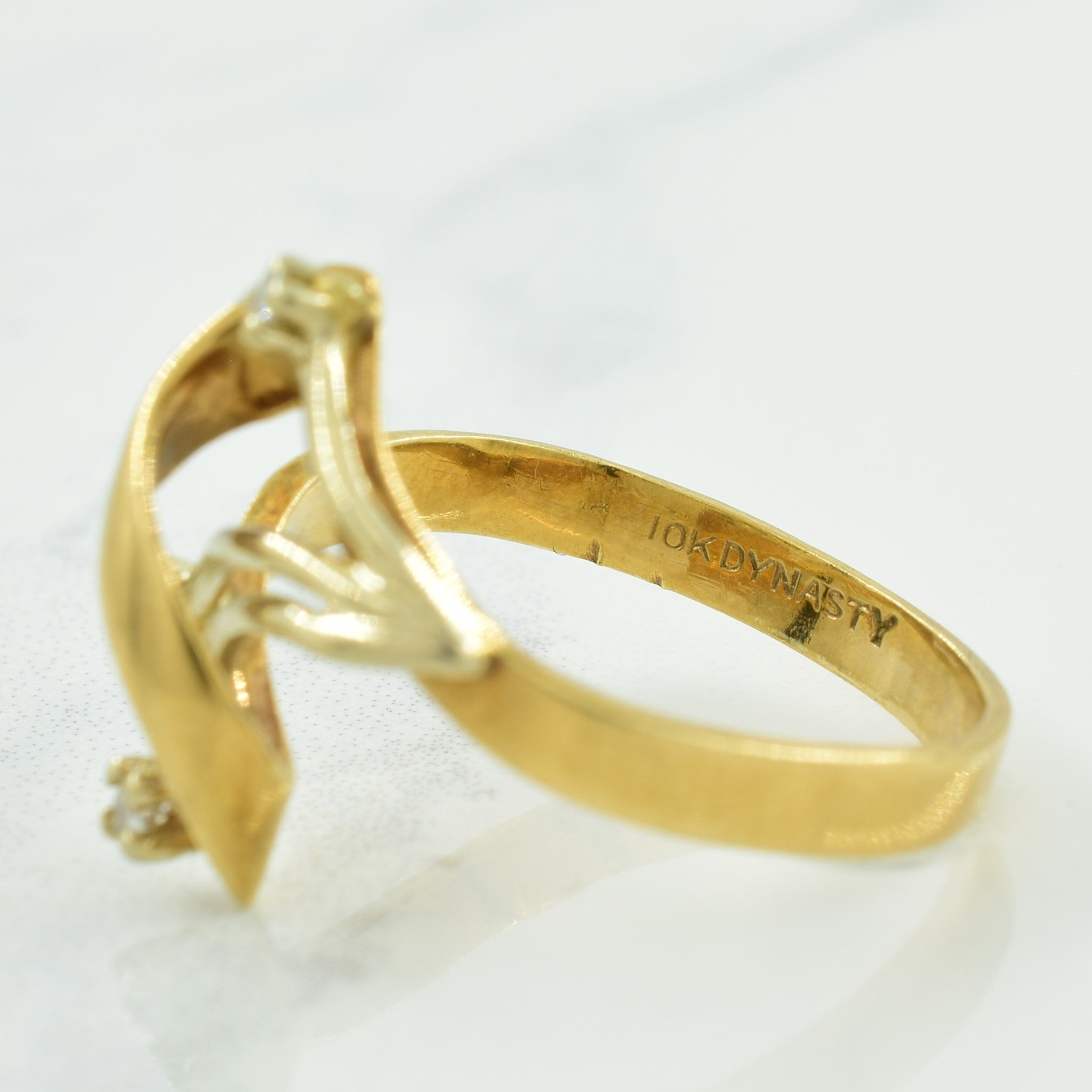 Bypass Diamond Ring | 0.05ctw | SZ 6.75 |