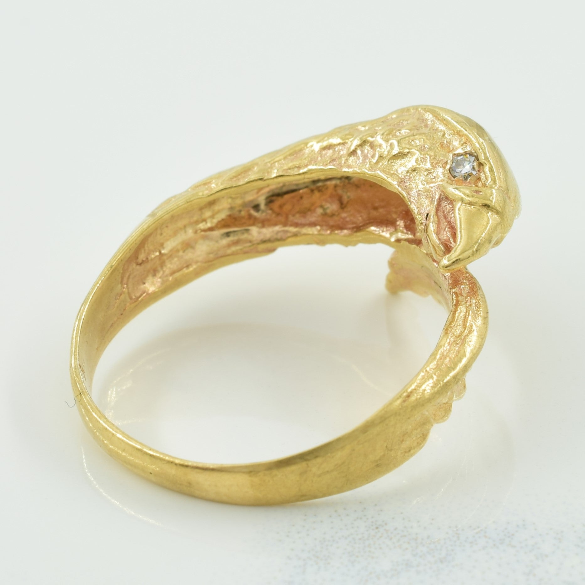 Eagle Diamond Ring | 0.03ctw | SZ 10.25 |