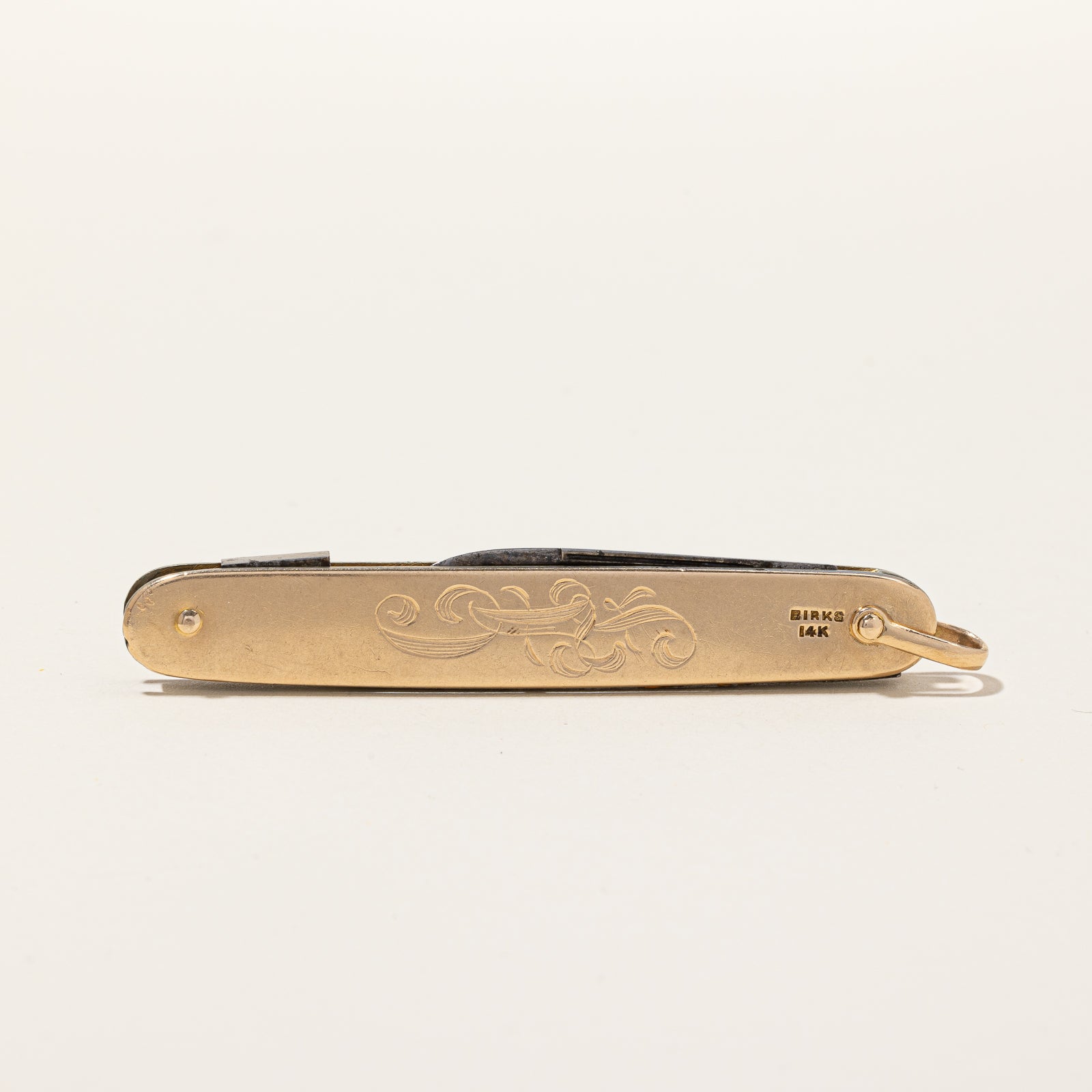 'Birks' Gold Pocket Knife |