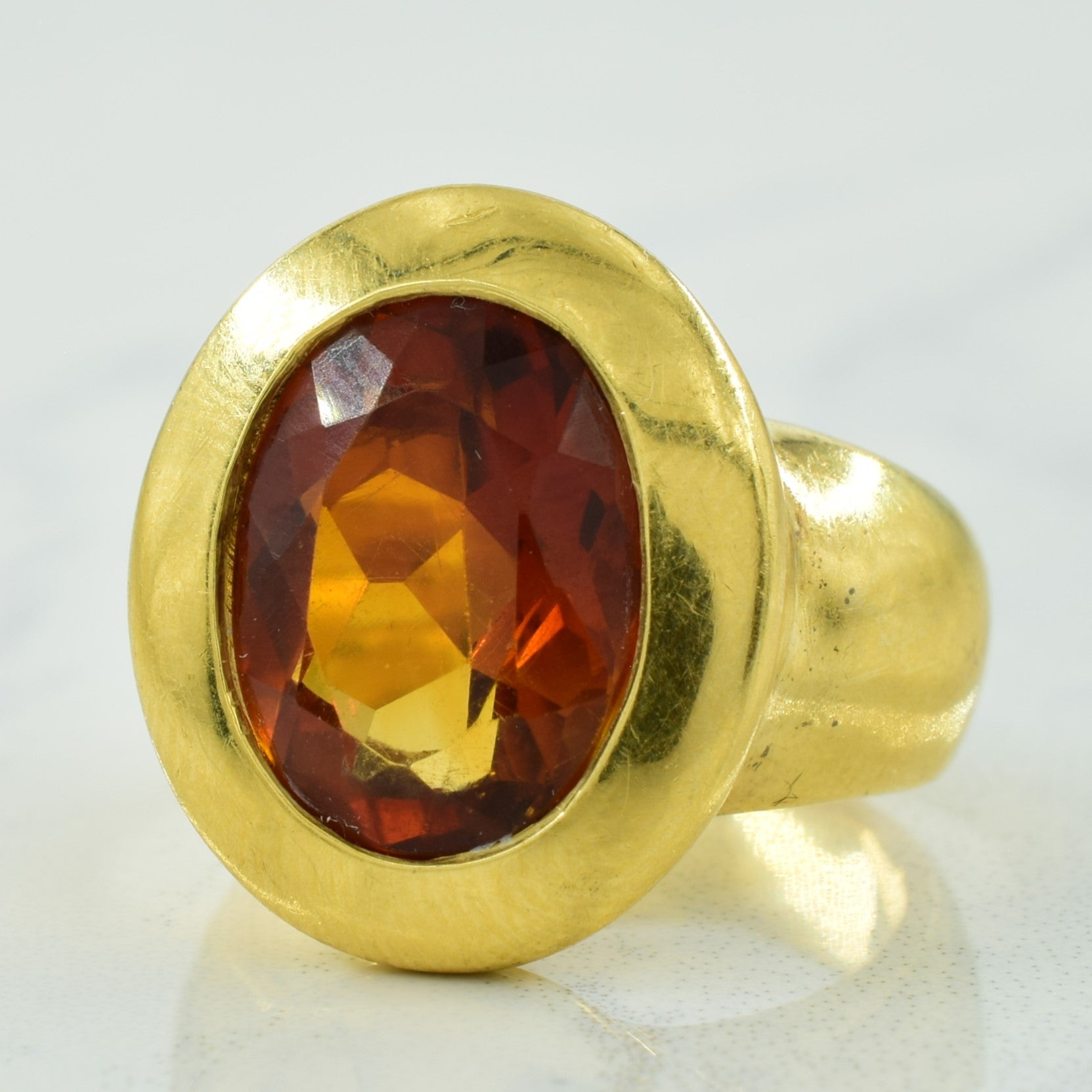 Citrine Cocktail Ring | 4.00ct | SZ 5 |