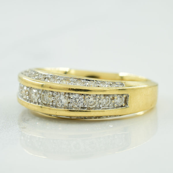 Pave Set Diamond Ring | 0.50ctw | SZ 8.25 |