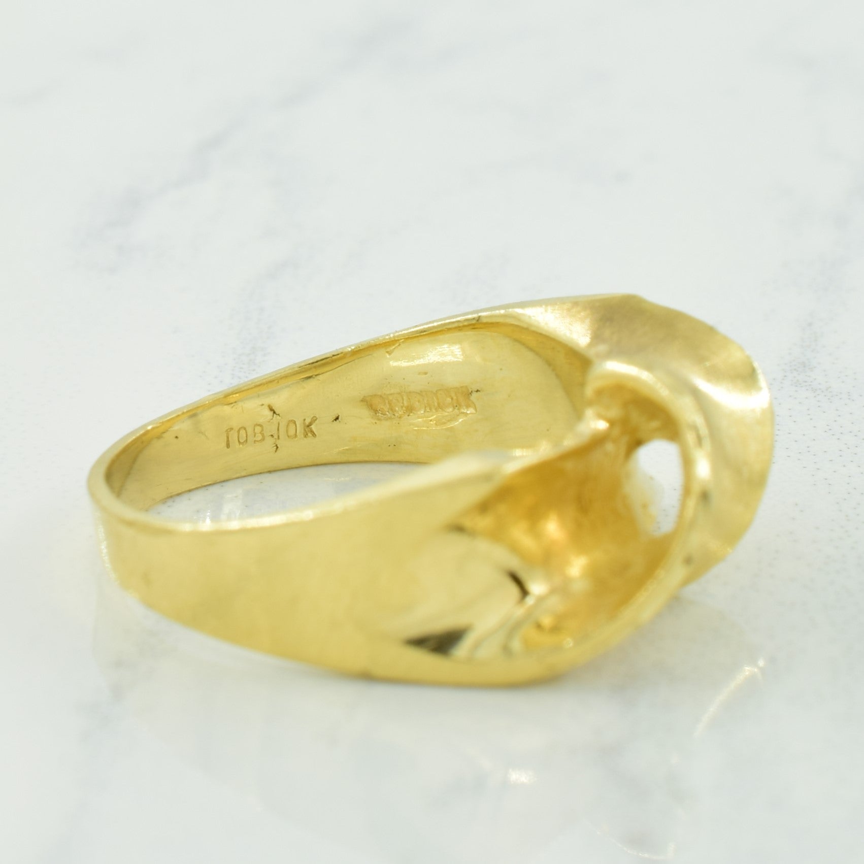 10k Yellow Gold Folded Ring | SZ 5.5 |
