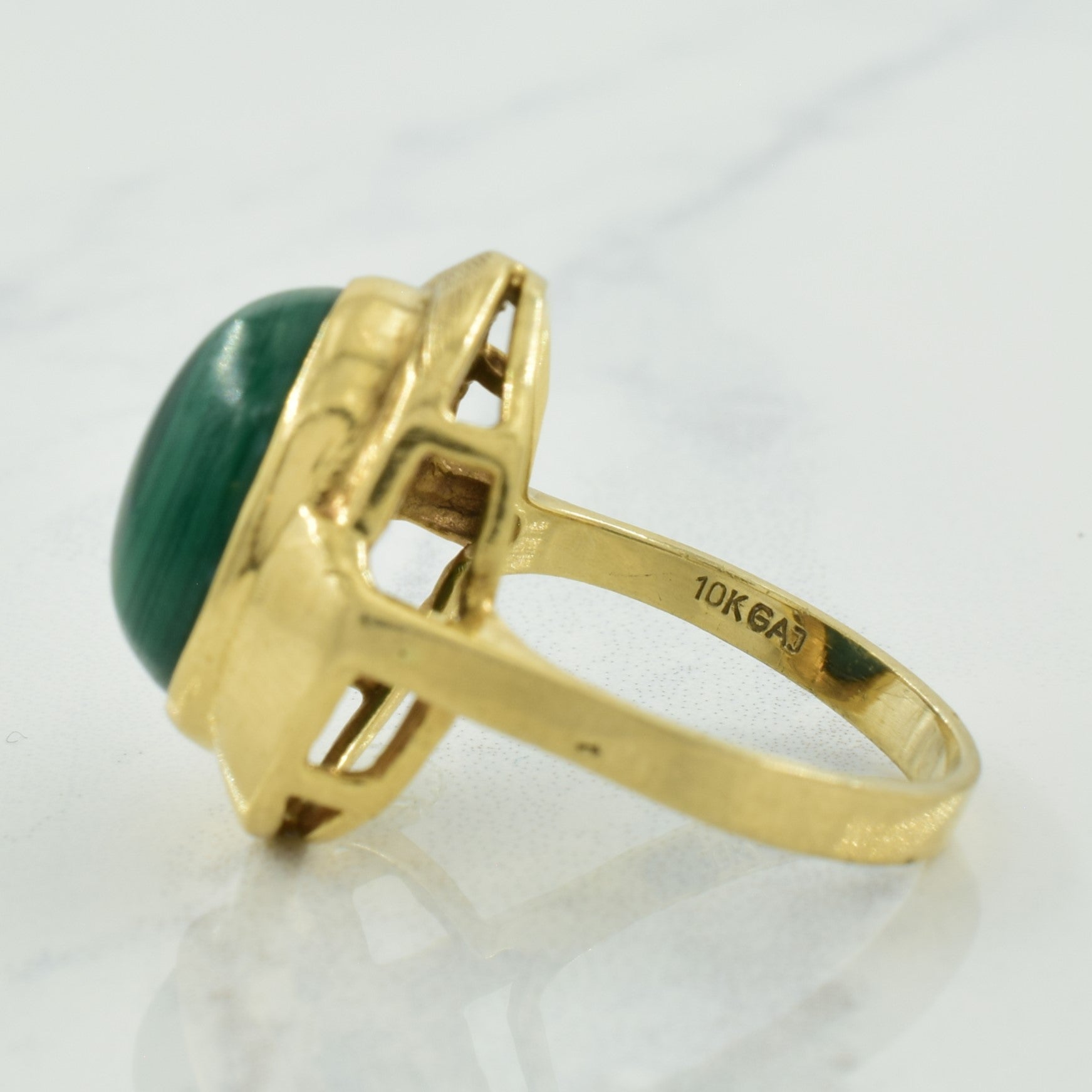 Malachite Cocktail Ring | 8.30ct | SZ 6.75 |
