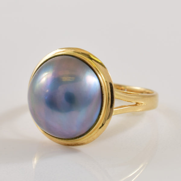 Mabe Pearl Cocktail Ring | 4.50ct | SZ 6 |