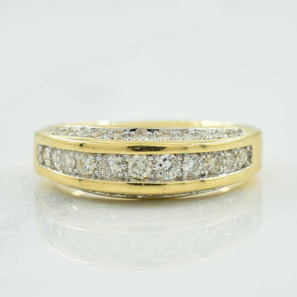 Pave Set Diamond Ring | 0.50ctw | SZ 8.25 |