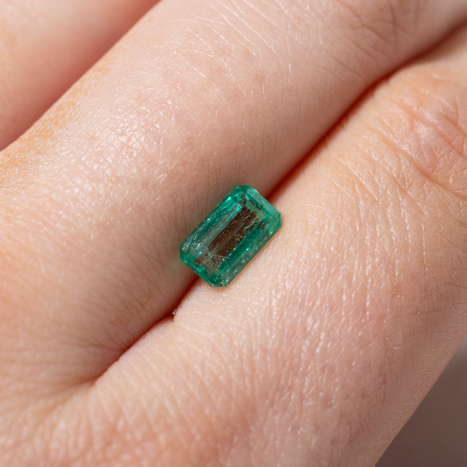 Rectangular Step Cut Loose Emerald | 1.24ct |