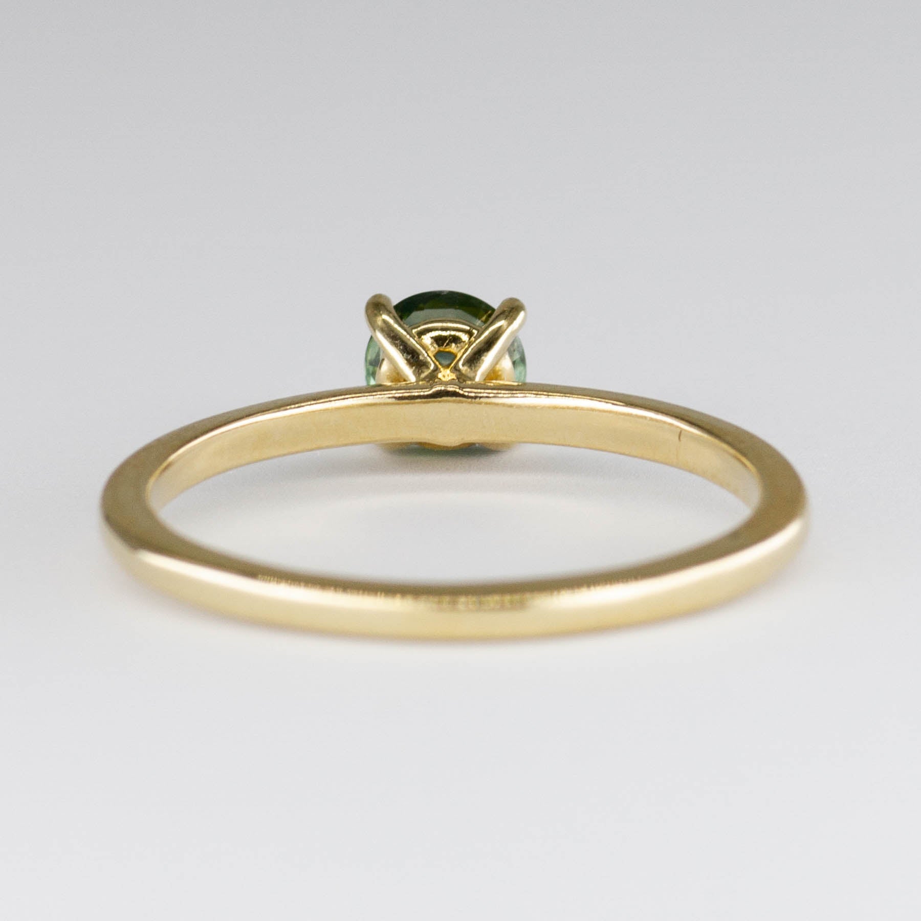 100 Ways' 14k Yellow Gold Sapphire Solitaire Ring | 0.25ct | SZ 6.75 - 100 Ways
