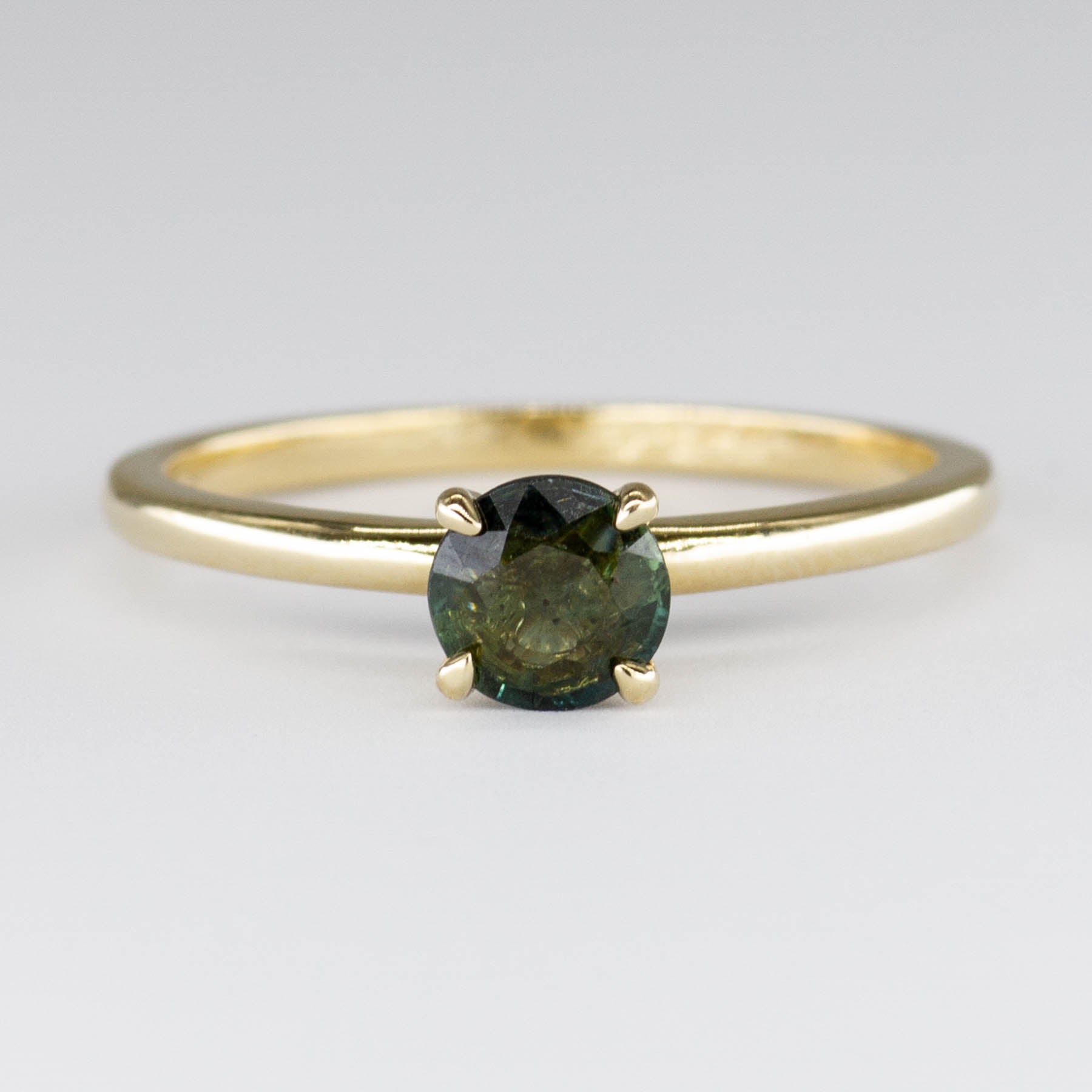 '100 Ways' 14k Yellow Gold Sapphire Solitaire Ring | 0.30ct | SZ 6.75 - 100 Ways