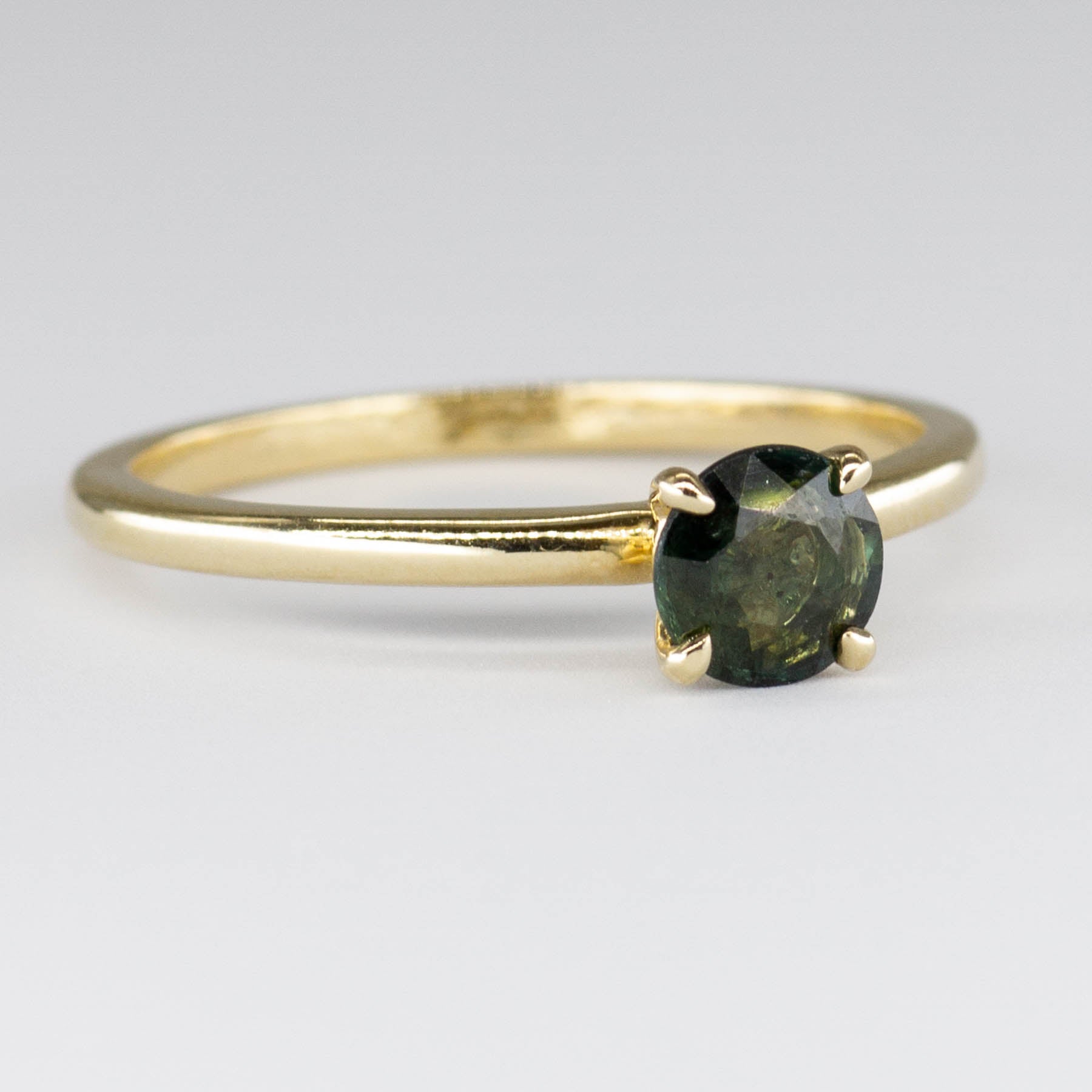 '100 Ways' 14k Yellow Gold Sapphire Solitaire Ring | 0.30ct | SZ 6.75 - 100 Ways