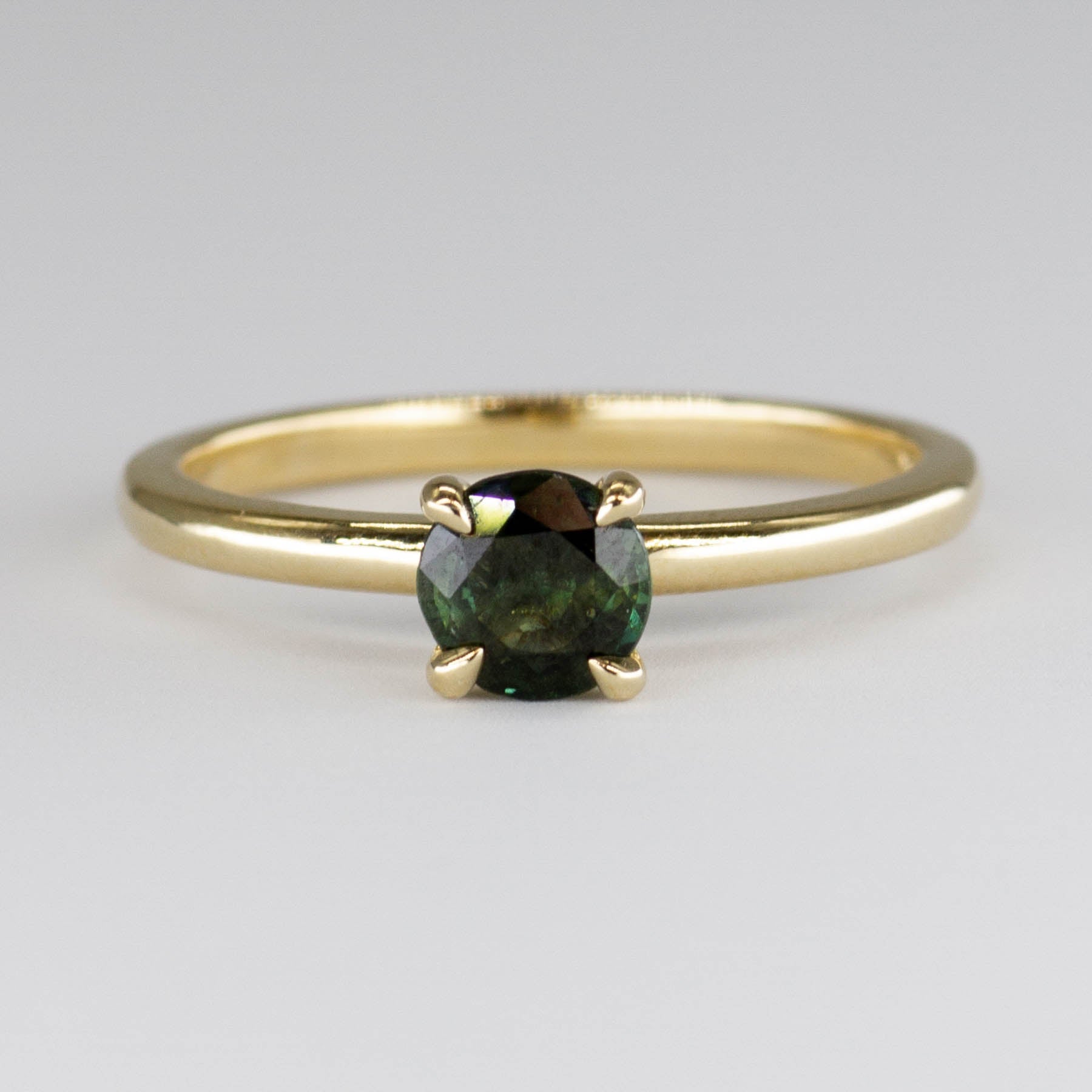 '100 Ways' 14k Yellow Gold Sapphire Solitaire Ring | 0.30ct | SZ 6.75 - 100 Ways