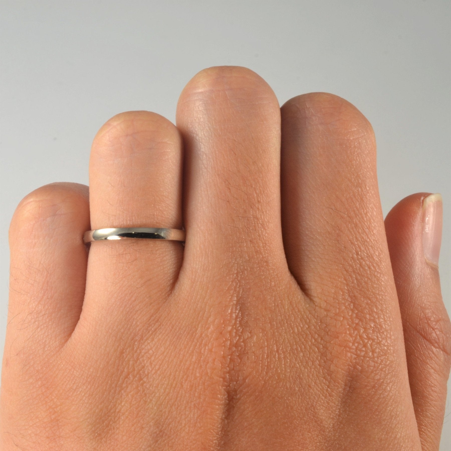 '100 Ways' 18k White Gold Band | 2mm - 100 Ways