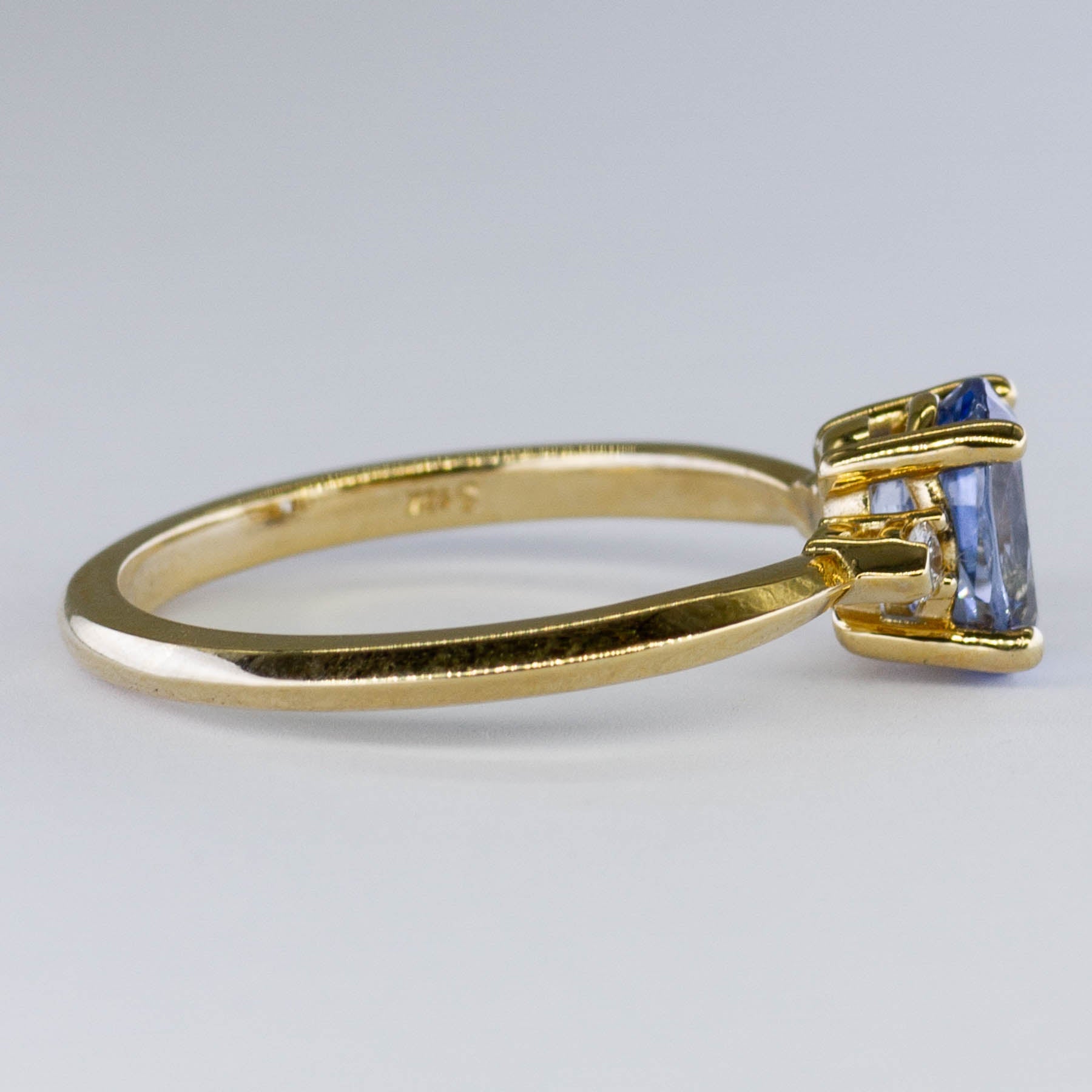 '100 Ways' Accented Oval Ceylon Sapphire Ring | 1.37ct | SZ 6.75 | - 100 Ways