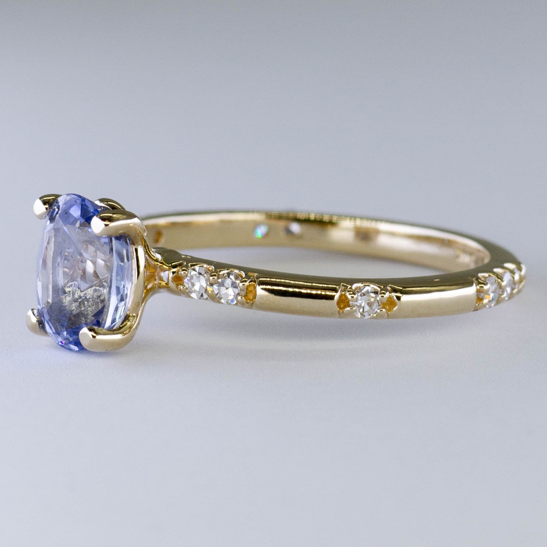 '100 Ways' Accented Oval Ceylon Sapphire Ring | 1.56ct | SZ 7 | - 100 Ways