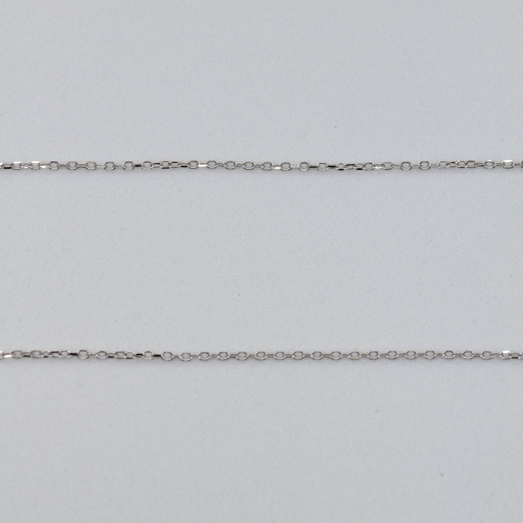 '100 Ways' Adjustable White Gold Chain | - 100 Ways