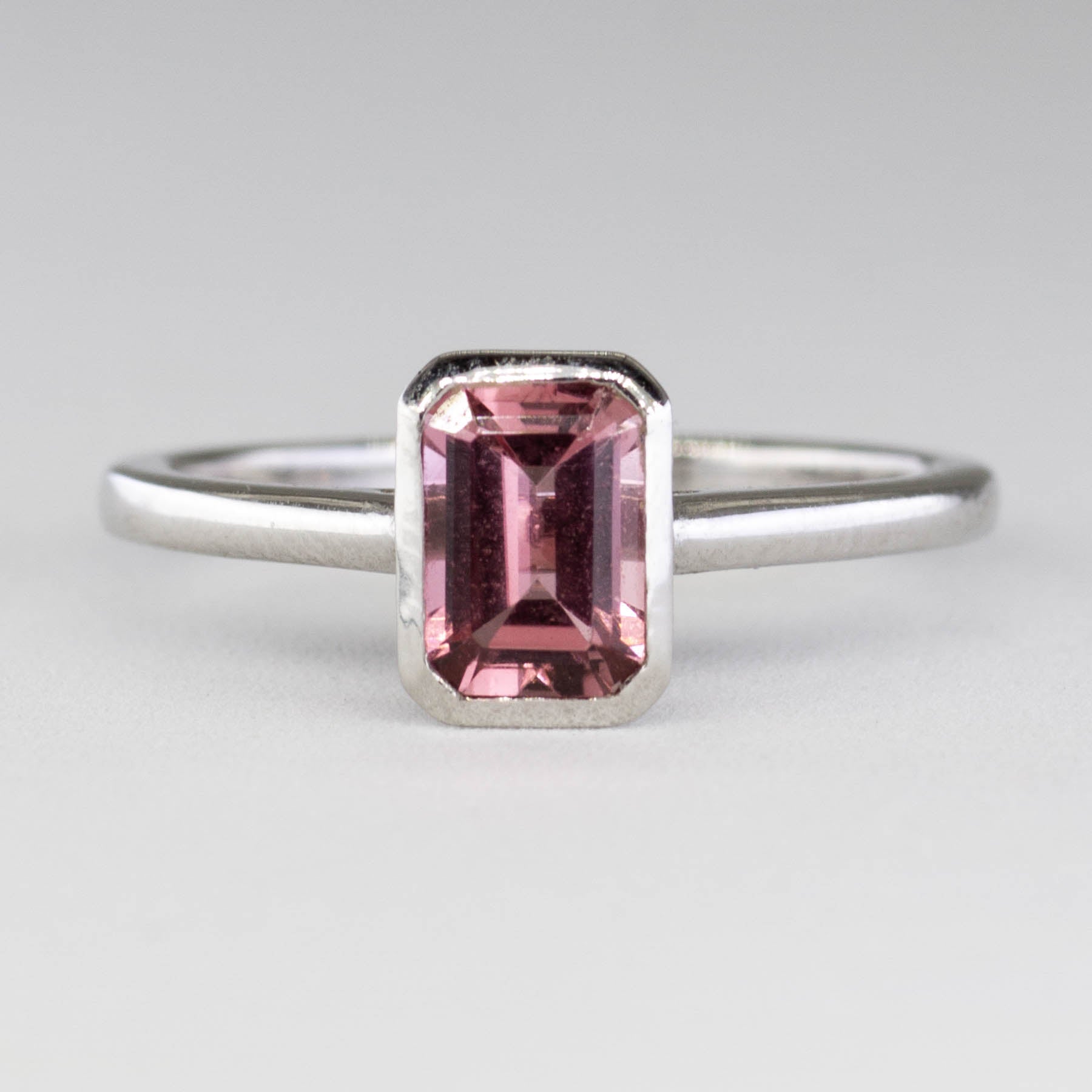 '100 Ways' Bezel Set Pink Tourmaline Ring | 1.10ct | SZ 6.5 | - 100 Ways