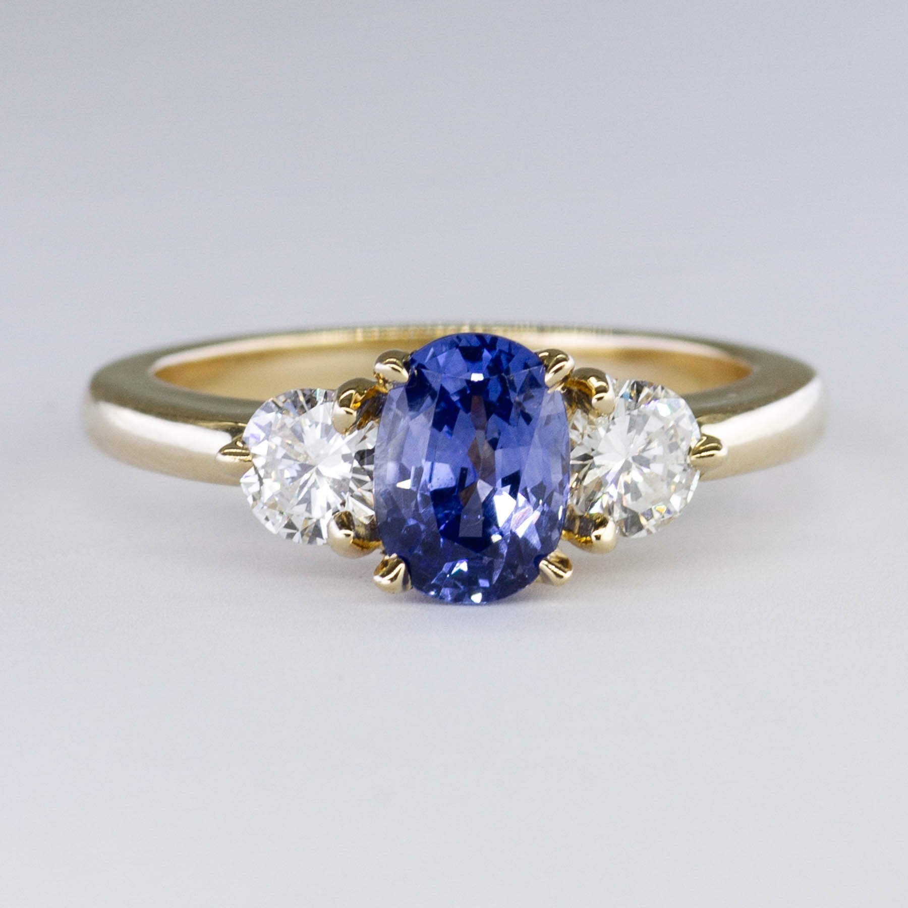 '100 Ways' Ceylon Sapphire Accented Ring | 1.80 ctw | SZ 6 | - 100 Ways