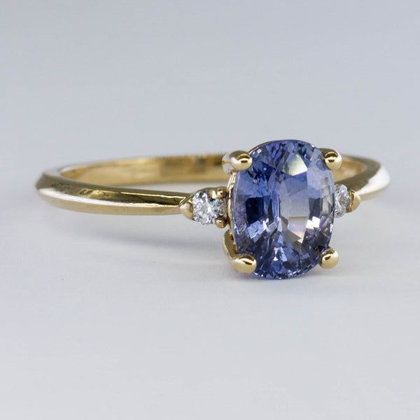 '100 Ways' Diamond Accented Ceylon Sapphire Ring  | 1.89 ctw | SZ 6.75 |