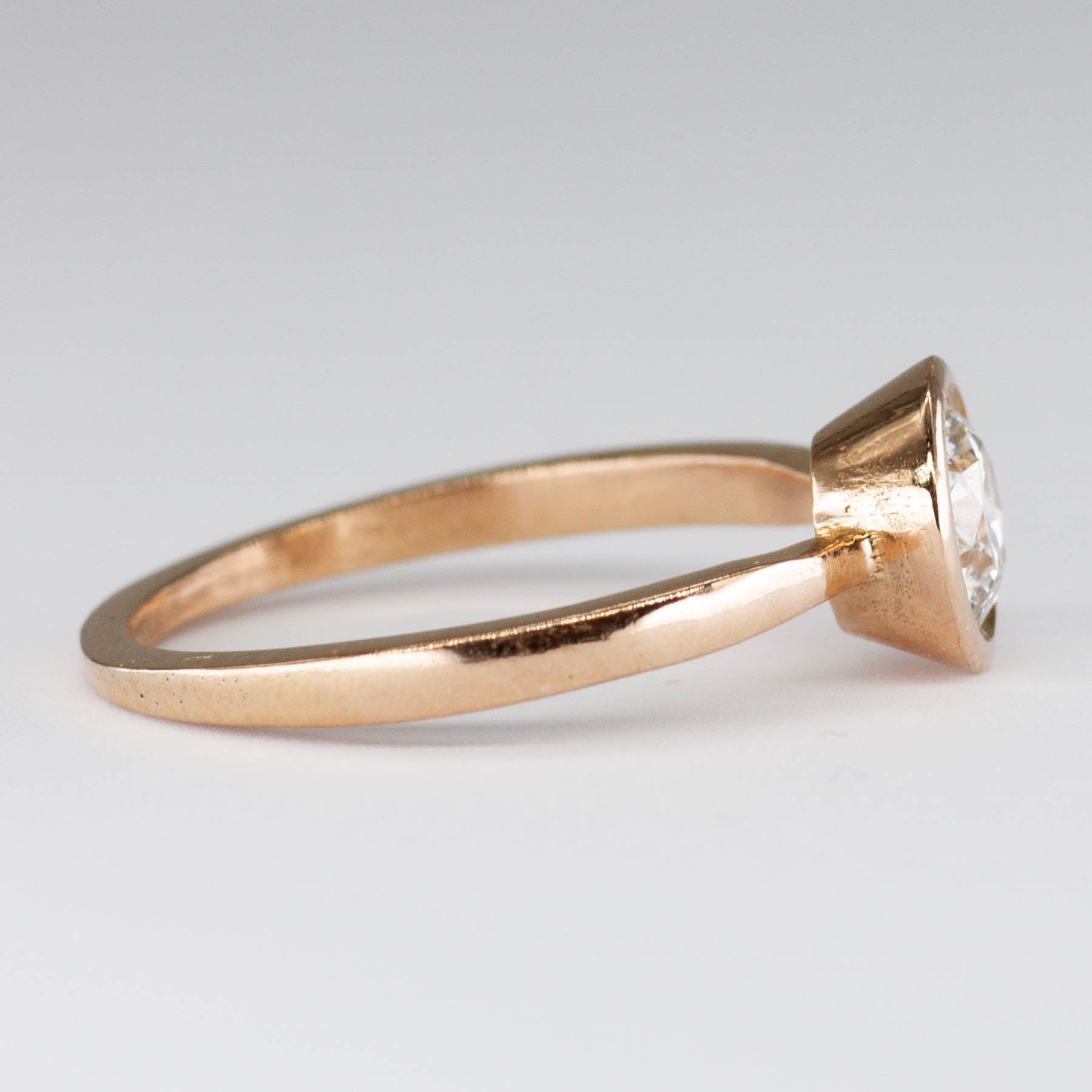 '100 Ways' Diamond Bezel Rose Gold 18k Ring | 0.75ctw | SZ 6 - 100 Ways