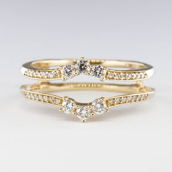 '100 Ways' Diamond Contour Ring Enhancer | 0.34ctw | SZ 7 |