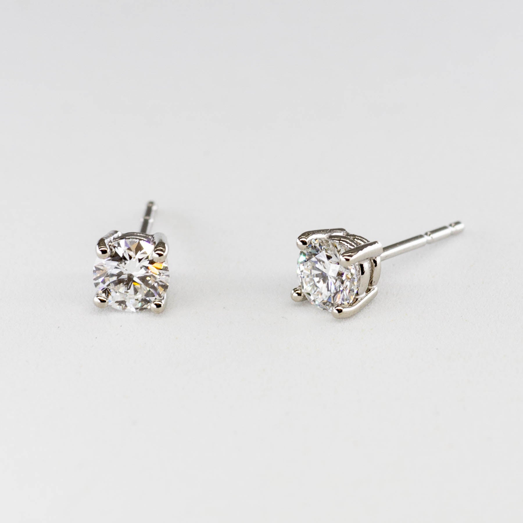 '100 Ways' Diamond Studs in White or Yellow Gold | 2/3 carat | Options Available | - 100 Ways