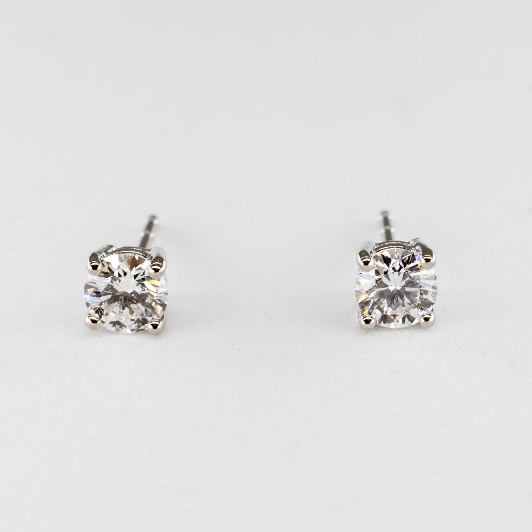 '100 Ways' Diamond Studs in White or Yellow Gold | 2/3 carat | Options Available | - 100 Ways