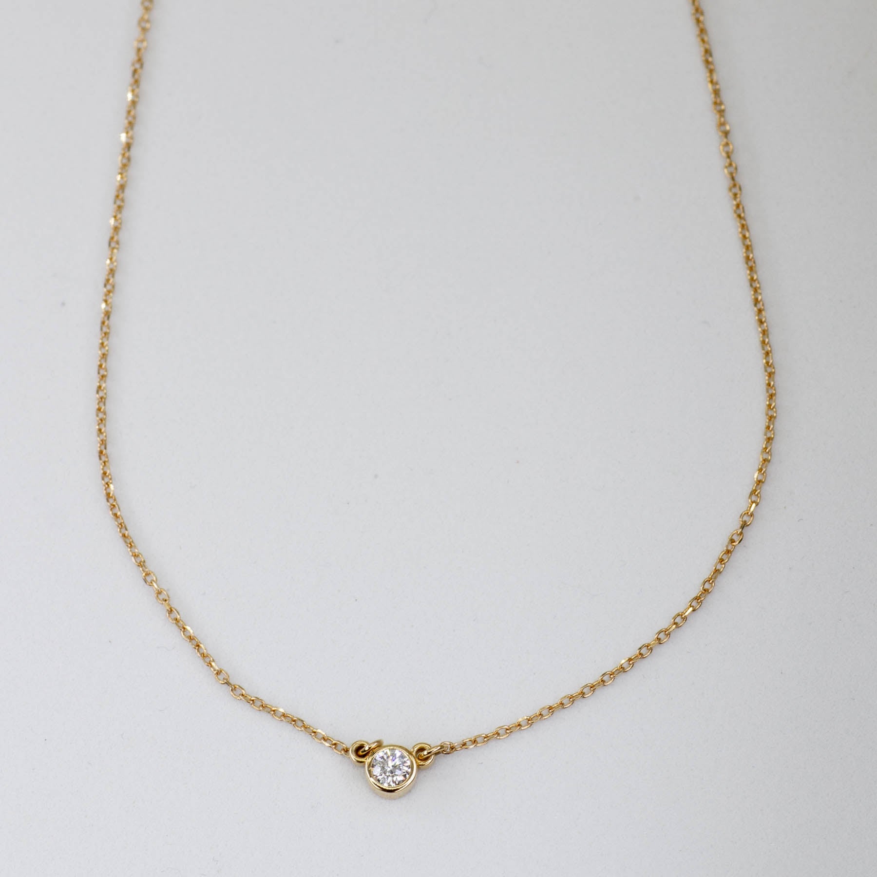 '100 Ways' Floating Diamond Necklace | 0.10ct | 18" | Options Available | - 100 Ways