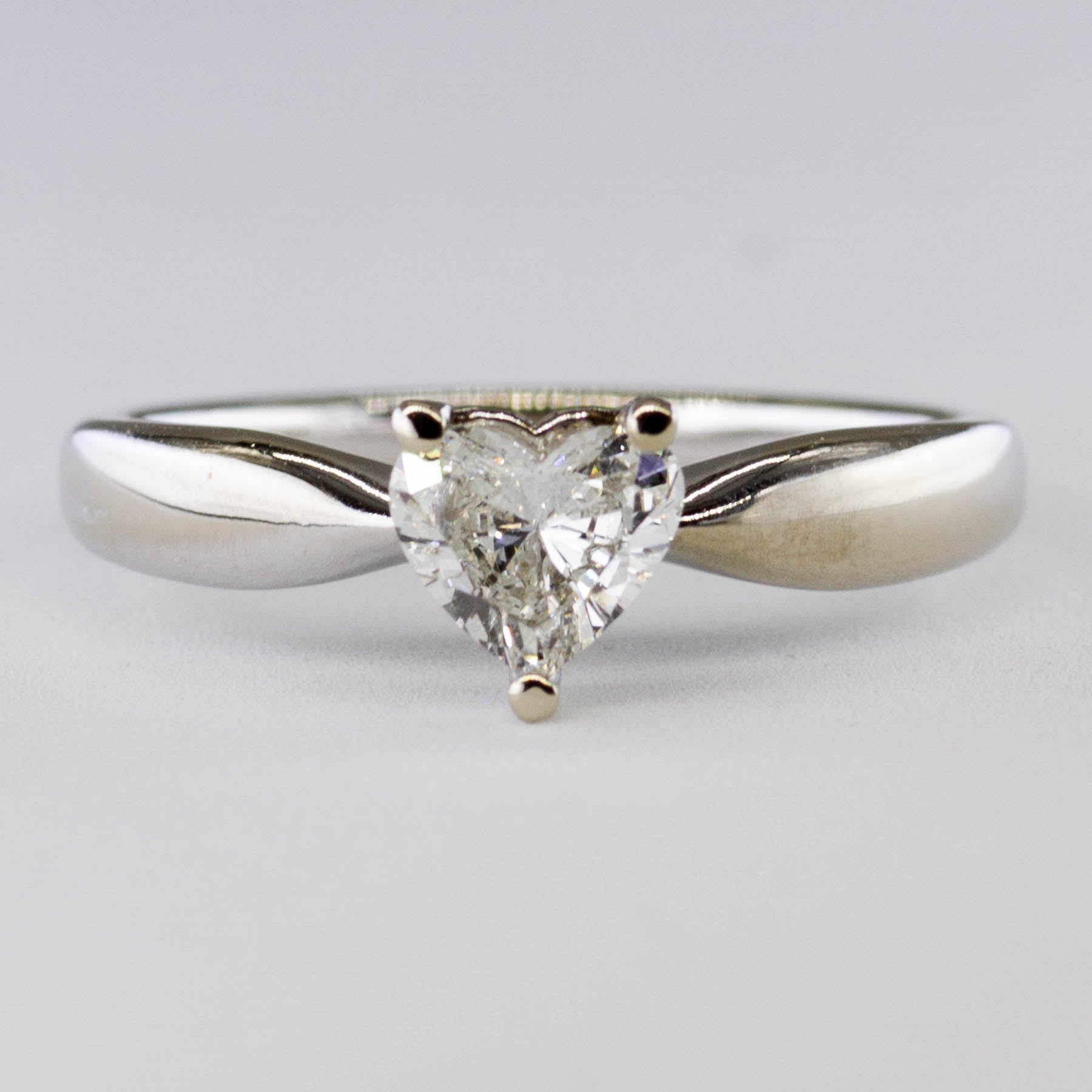 '100 Ways' Heart Cut Diamond Solitaire Engagement Ring | SZ 7 | - 100 Ways