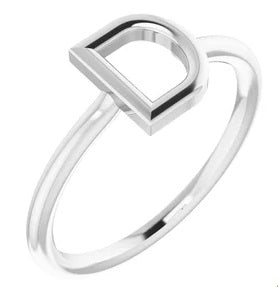 '100 Ways' Initial Rings | Options Available | - 100 Ways