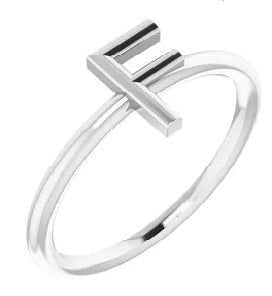 '100 Ways' Initial Rings | Options Available | - 100 Ways