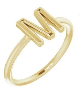 '100 Ways' Initial Rings | Options Available | - 100 Ways