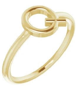 '100 Ways' Initial Rings | Options Available | - 100 Ways