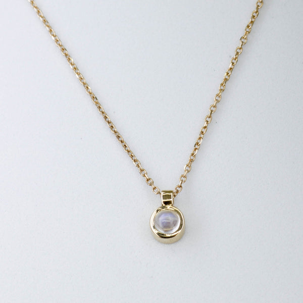 '100 Ways' Moonstone Cabochon Necklace | 0.30ct |